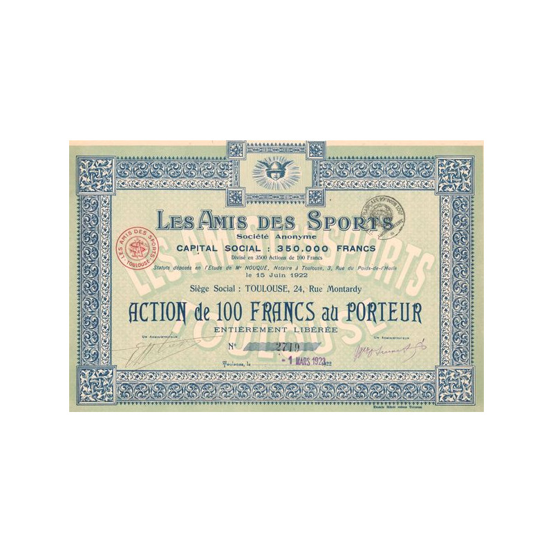 Les Amis des Sports (Act 100 F)