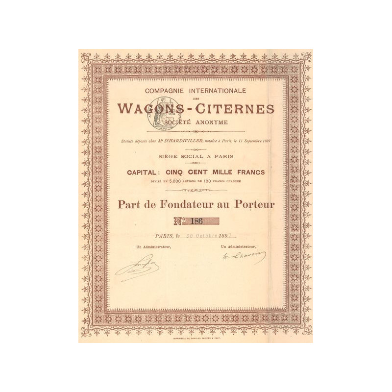 Cie Internationale des Wagons-Citernes (PF)