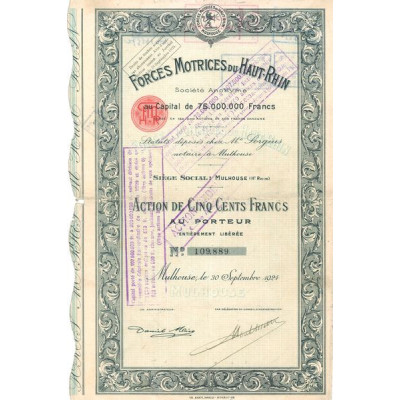 Forces Motrices du Haut-Rhin (Act 500 F)