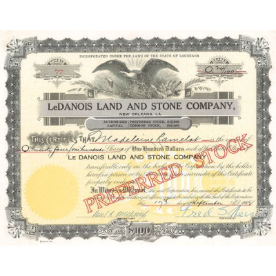 Le Danois Land and Stone Cy (Certif Nomin) (Preferred Stock)