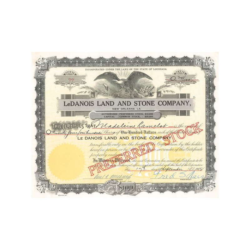 Le Danois Land and Stone Cy (Certif Nomin) (Preferred Stock)