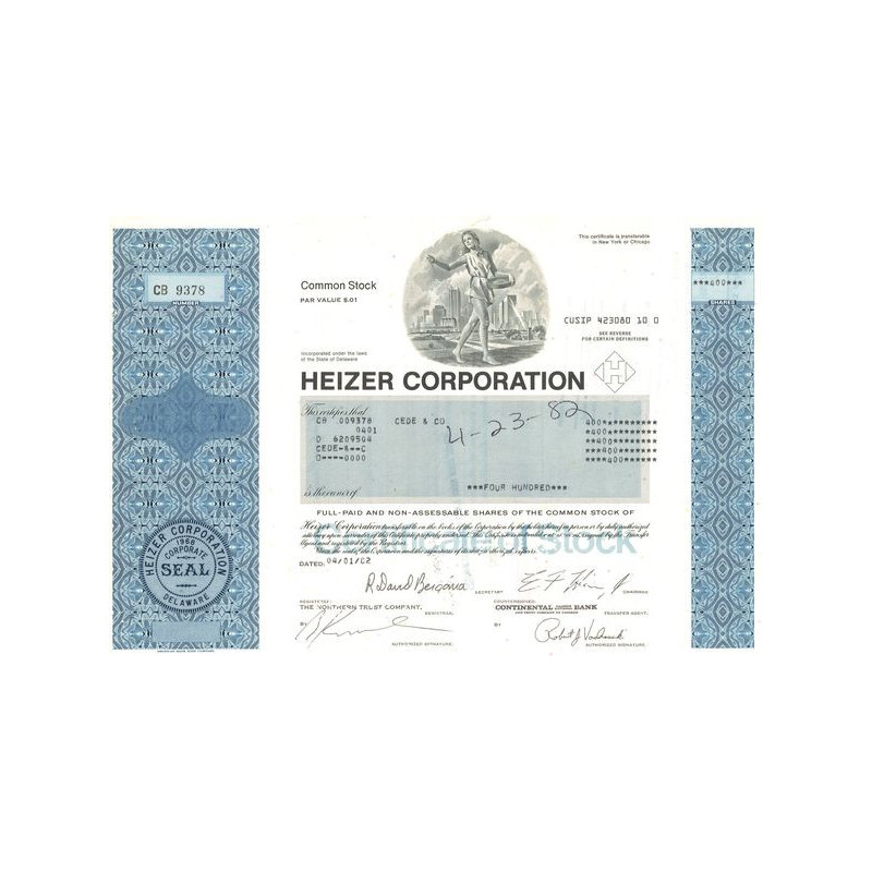 Heizer Corp (Titre 400 Act .01$)
