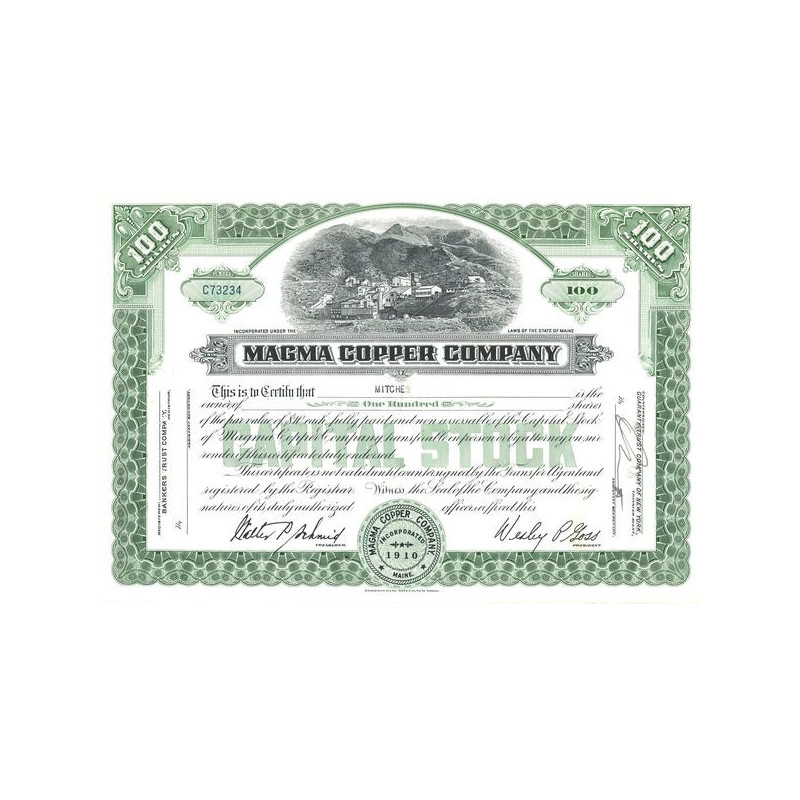 Magma Copper Cy (Titre 100 Act)