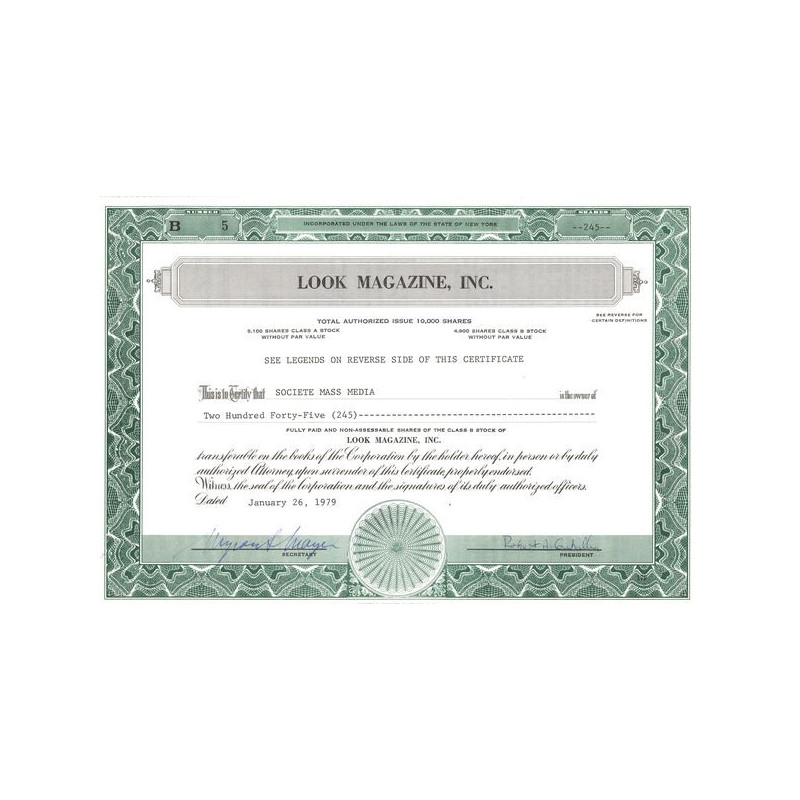 Look Magazine Inc (Titre 245 Act)