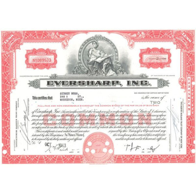 Eversharp Inc (Titre 02 Act 1$)