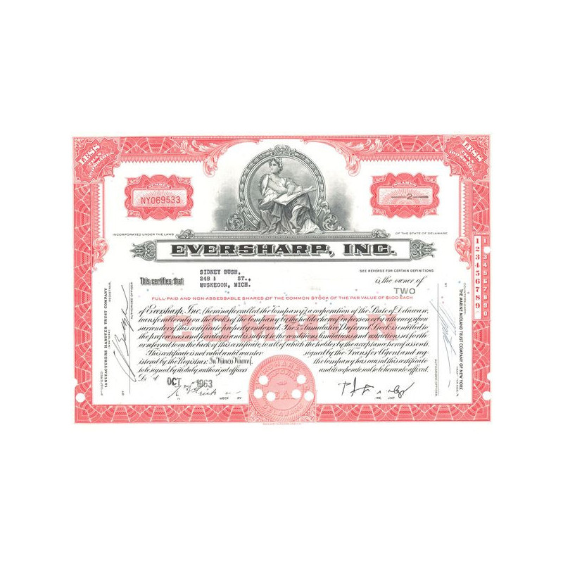 Eversharp Inc (Titre 02 Act 1$)