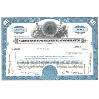 Gardner-Denver Cy (Titre 100 Act)