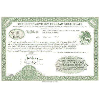 The ICT Investment Program Certificate (Certif Nomin)