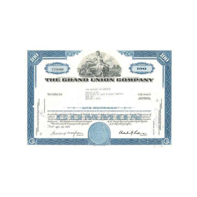 The Grand Union Cy (Titre 100 Act 5$)