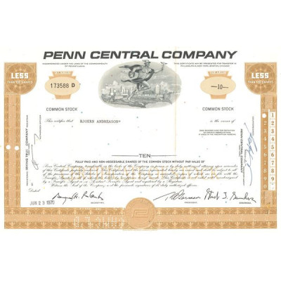 Penn Central Cy (Titre 10 Act)