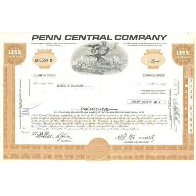 Penn Central Cy (Titre 25 Act)