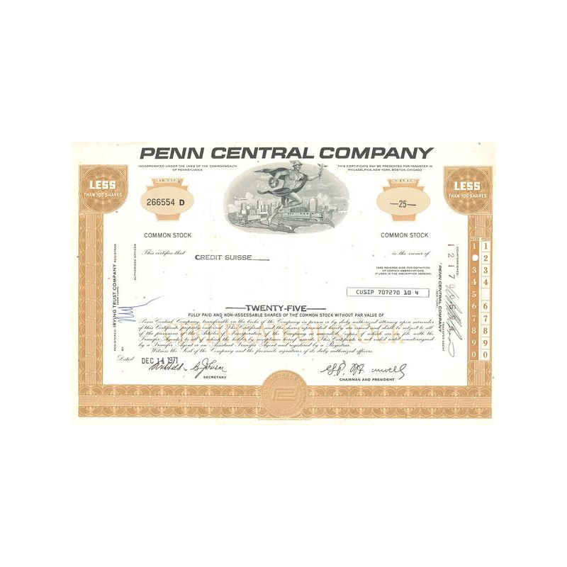 Penn Central Cy (Titre 25 Act)