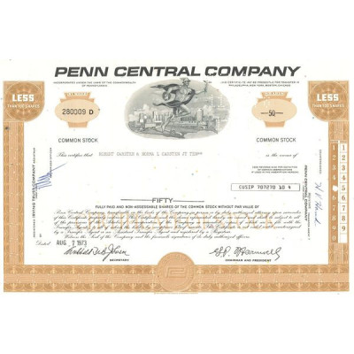 Penn Central Cy (Titre 50 Act)(Marron)