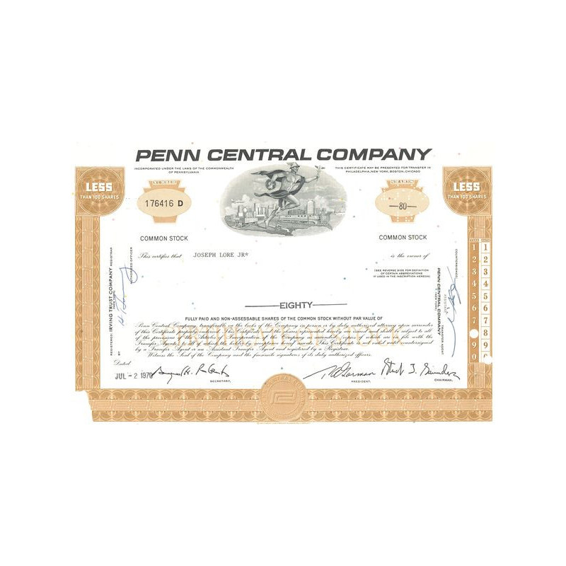 Penn Central Cy (Titre 80 Act)