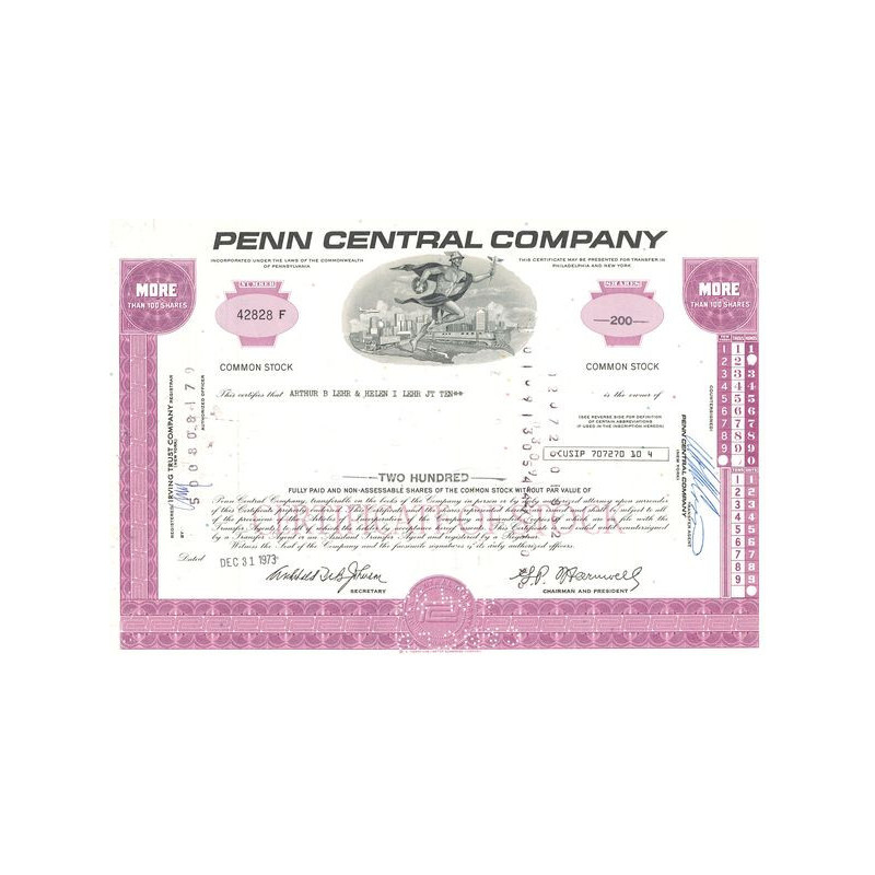 Penn Central Cy (Titre 200 Act)