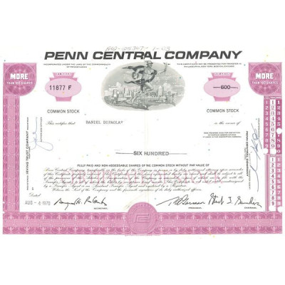 Penn Central Cy (Titre 600 Act)