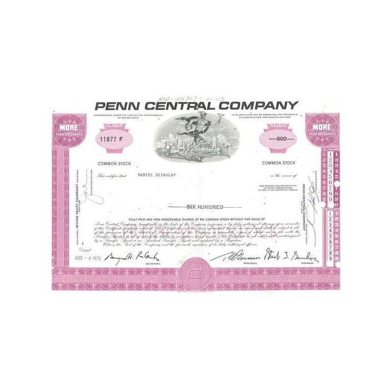 Penn Central Cy (Titre 600 Act)