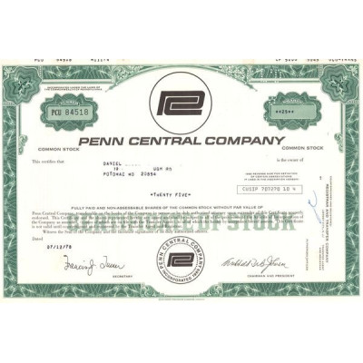 Penn Central Cy (Titre 25 Act)(Modele 2)