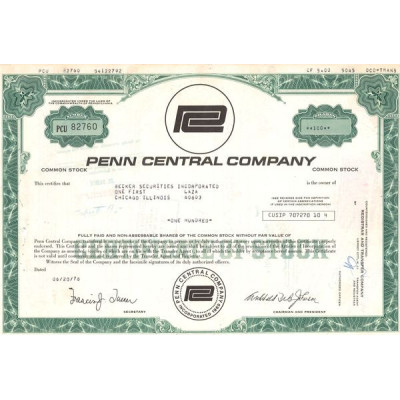Penn Central Cy (Titre 100 Act)(Modele 2)