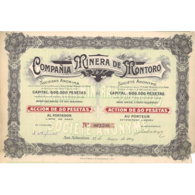 Cia Minera de Montoro (Act 50 Pts)
