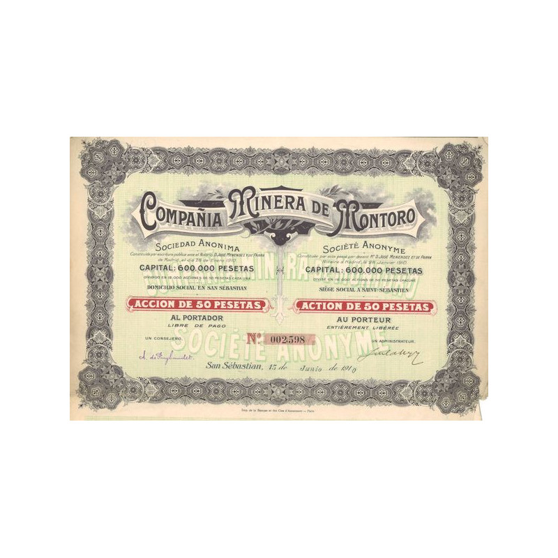 Cia Minera de Montoro (Act 50 Pts)