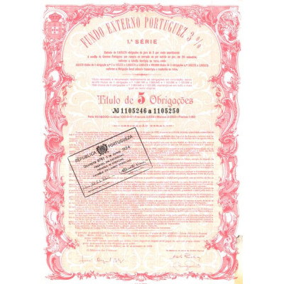 Fundo Externo Portuguez 3% - Serie 1 (Titre 05 Obl)