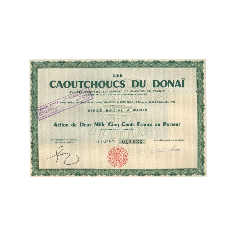 Les Caoutchoucs du Donaï (Act 2500 F)