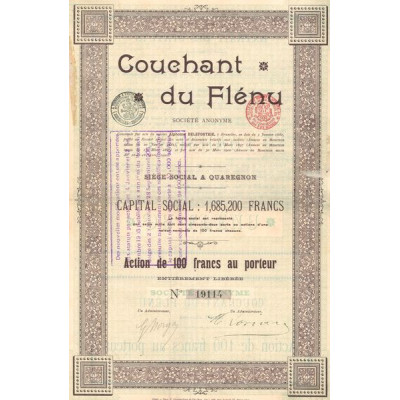 Couchant du Flénu (Act 100 F)