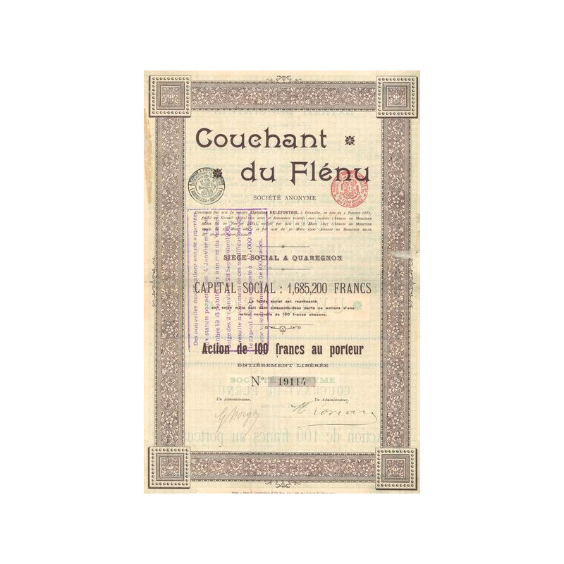 Couchant du Flénu (Act 100 F)