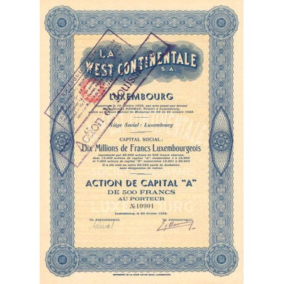 La West Continentale S.A. (Act Capital "A" 500 F)