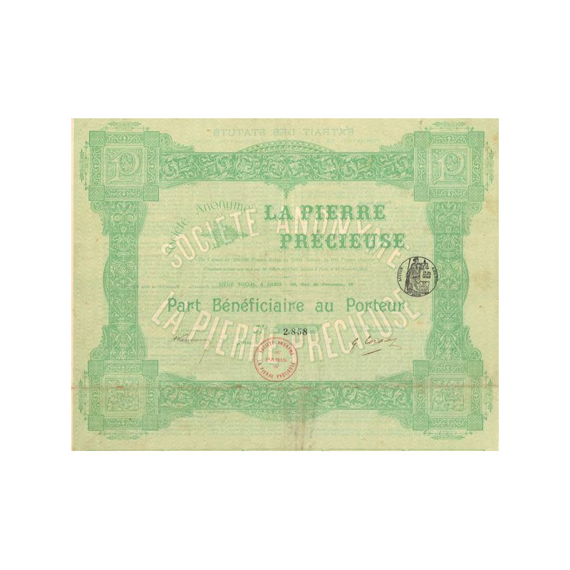 La Pierre Précieuse (PB)