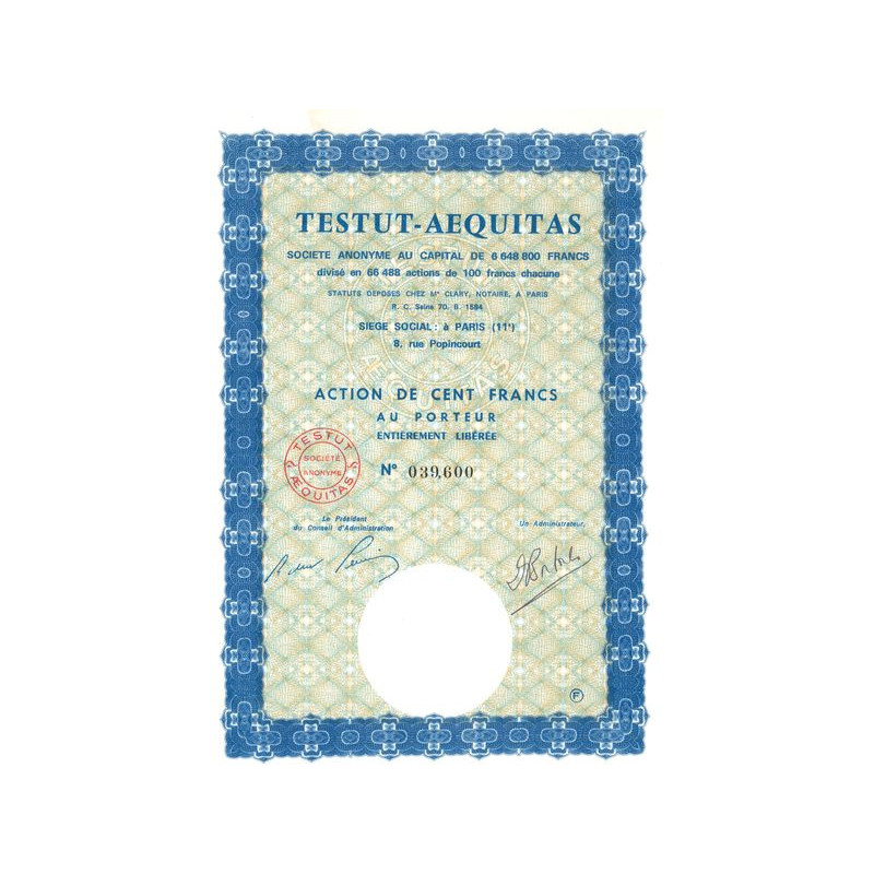 Testut - Aequitas (Act 100 F)