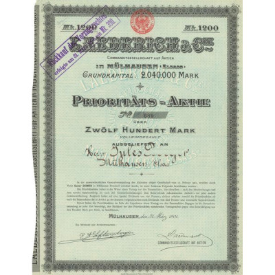 Laederich & Cie (Act 1200 Mark)