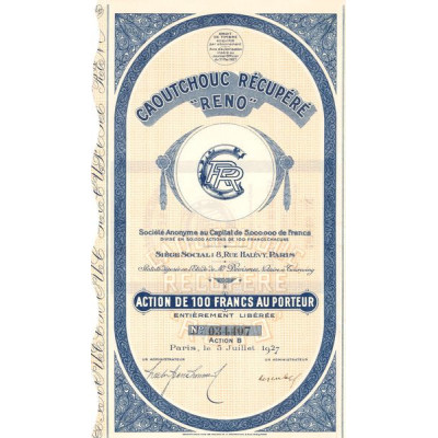 Caoutchouc Récupéré "Reno" (Act 100 F)