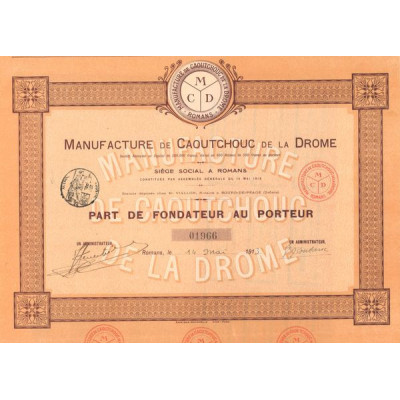 Manufacture de Caoutchouc de la Drôme (PF)