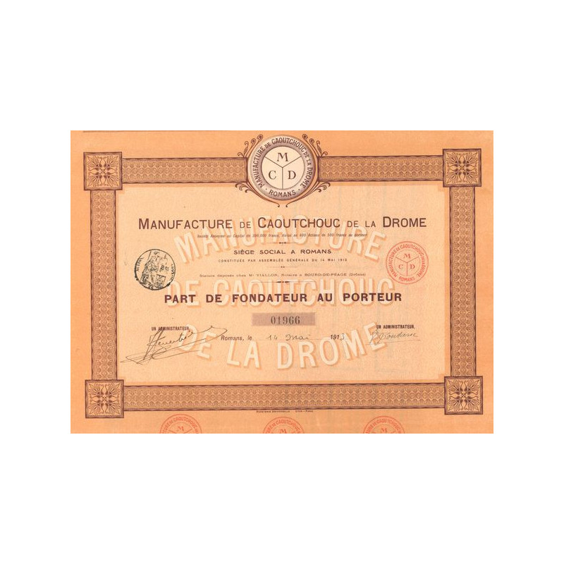 Manufacture de Caoutchouc de la Drôme (PF)