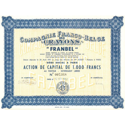 Cie Franco-Belge des Crayons "Franbel" (Act 1000 F)
