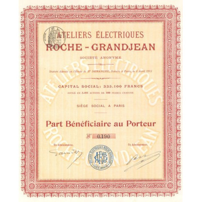 Ateliers Electriques Roche-Grandjean (PB)