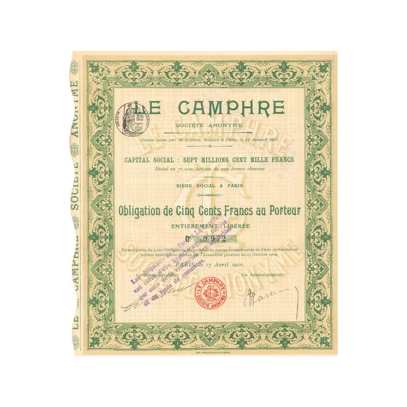 Le Camphre (Obl 500 F)
