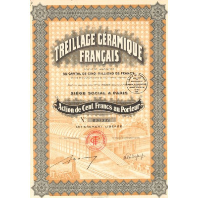 Treillage Céramique Français (Act 100 F)