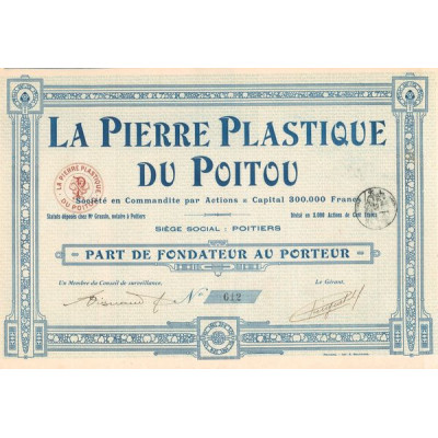 La Pierre Plastique du Poitou (PF)
