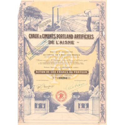 Chaux & Ciments Portland Artificiels de l'Aisne (Act 500 F)