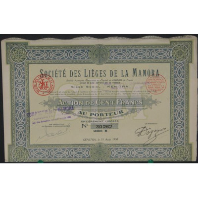 Sté des Lièges de la Mamora (Act 100 F)