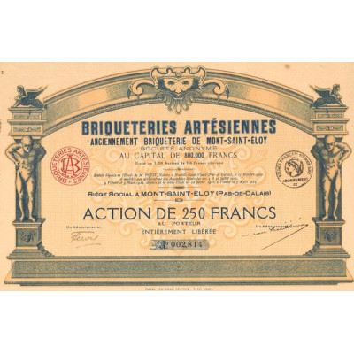 Briqueteries Artésiennes Anciennement Briqueterie de Mont-Saint-Eloy (Act 250 F)