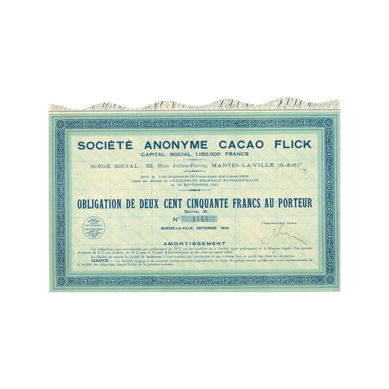 S.A. Cacao Flick (Obl 250 F)