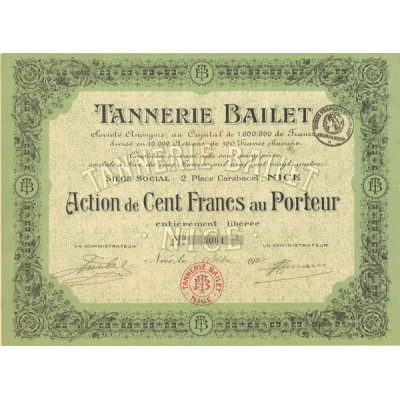 Tannerie Bailet (Act 100 F)