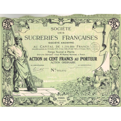 Sté des Sucreries Françaises (Act 100 F)