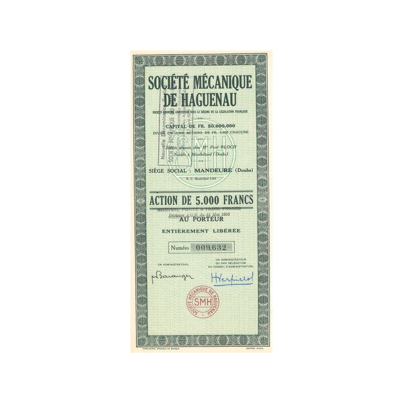 Sté Mécanique de Haguenau (Act 5000 F)