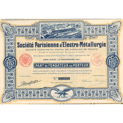 Sté Parisienne d'Electro-Métallurgie (PF)