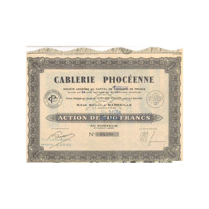 Cablerie Phocéenne (Act 6000 F)